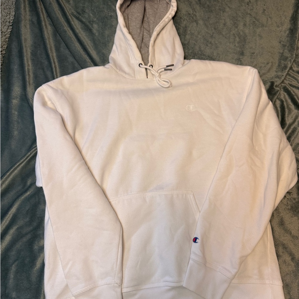 Champion Men's Cream Hoodie